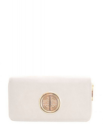 Fashion Logo Wallet WU0012L WHITE